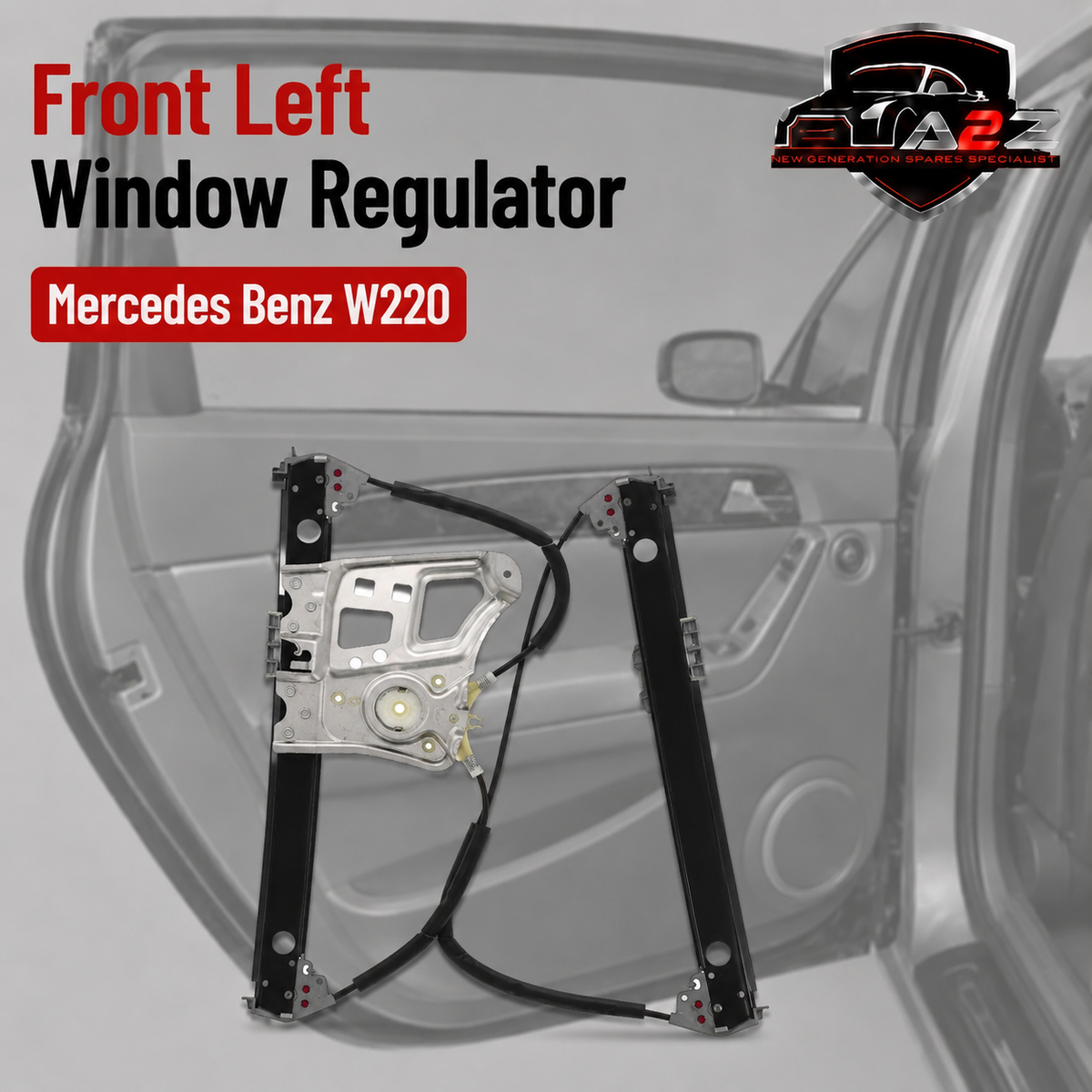Front Left Window Regulator 2207200346 Compatible With Mercedes Benz W220