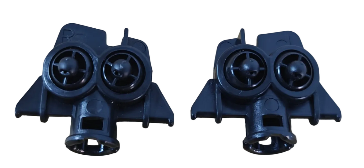 Headlight Washer Nozzle Caps Left C2D21521 & Right C2D21520 Compatible With Jaguar XJL (2010-2015)