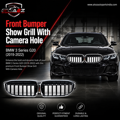 Front Bumper Show Grill With Camera Hole 51138075666 Compatible with BMW  3 Series G20 Tag No.109