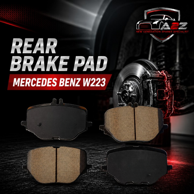 Rear Brake Pad Set 0004209402 Compatible With Mercedes Benz W223
