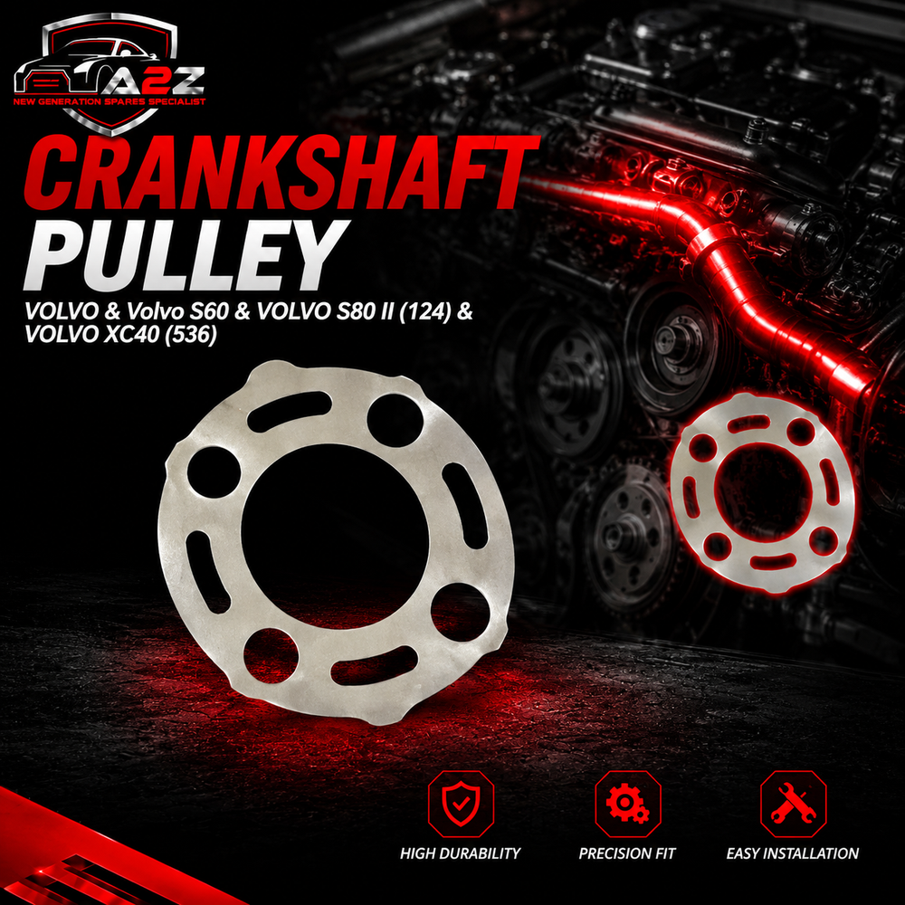 Crankshaft Pulley 31430071 Compatible With  VOLVO & Volvo S60 & VOLVO S80 II (124) & VOLVO XC40 (536)