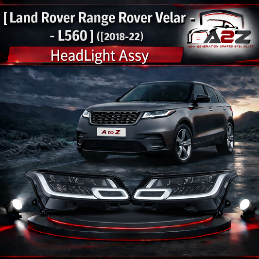 Complete Headlight Assy Left LR169902 & Right LR169900 (Both Side 15 Pin) Compatible With Land Rover Range Rover Velar - L560 (2018-2022) Tag No.17