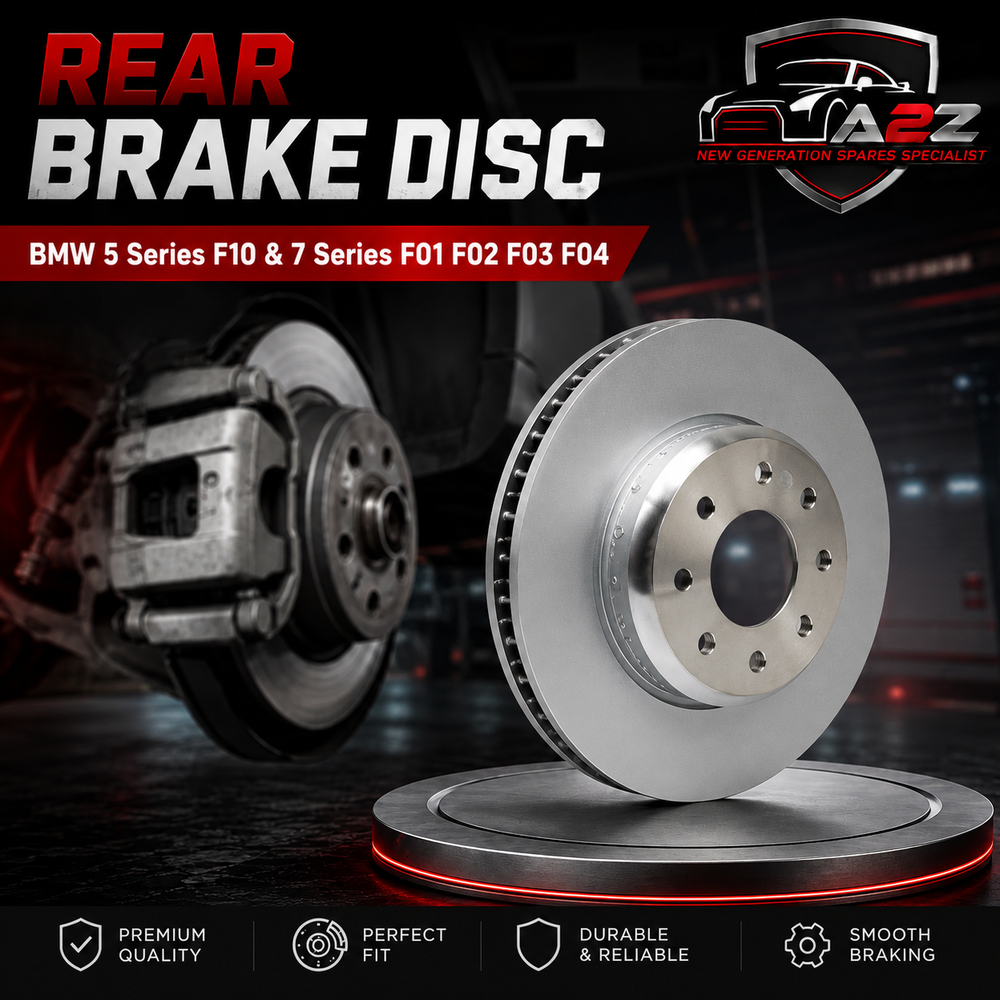Rear Brake Disc Set 34216775289 Compatible With BMW 5 Series F10 & 7 Series F01 F02 F03 F04