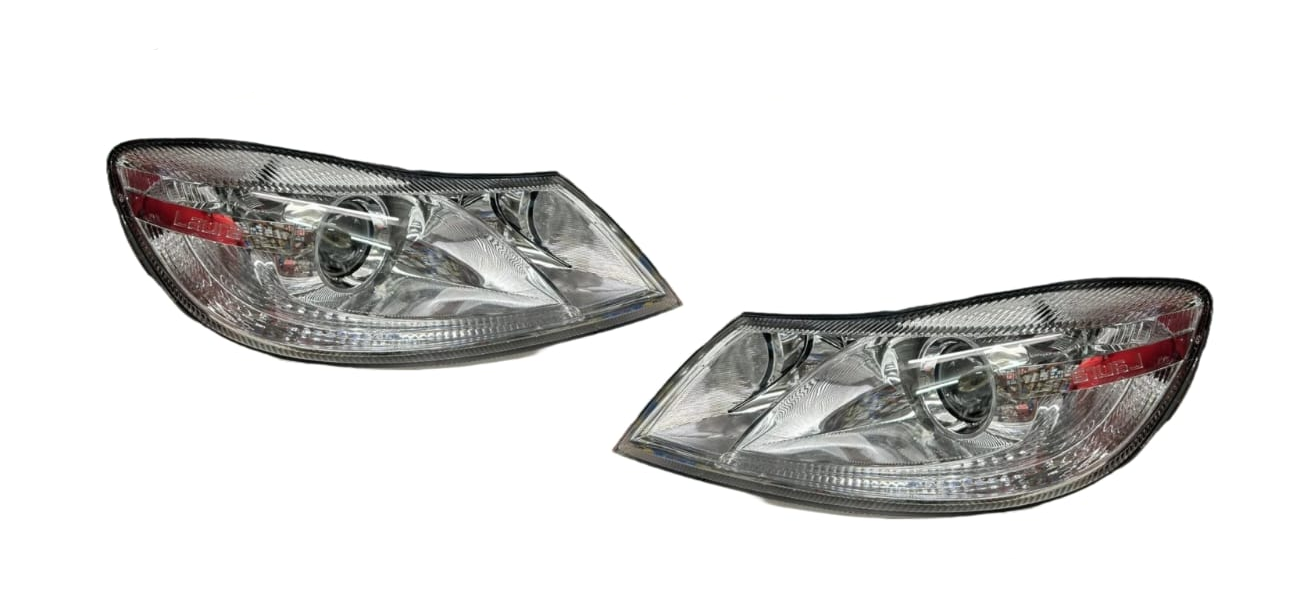 Complete Headlight Assy Set (9 Pin) Left 1Z2941017R & Right 1Z2941018R Compatible With Skoda Octavia (2010-2013) Tag No.171