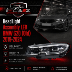 Complete Headlight (LED) Set Left 63118496161 & Right 63118496162 Compatible With BMW G20 (Old) 2019-2024