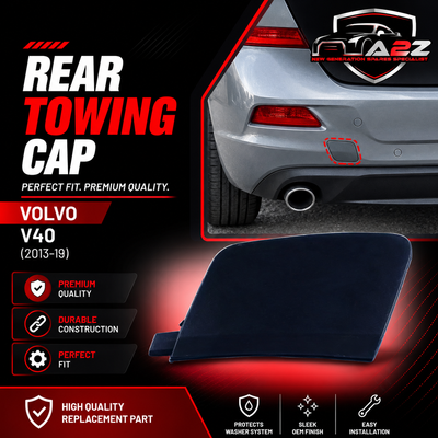 Rear Towing Cap. Ref No  39814200 & 31283757 Compatible With VOLVO = V40 (2013-19)  Tag No: 615