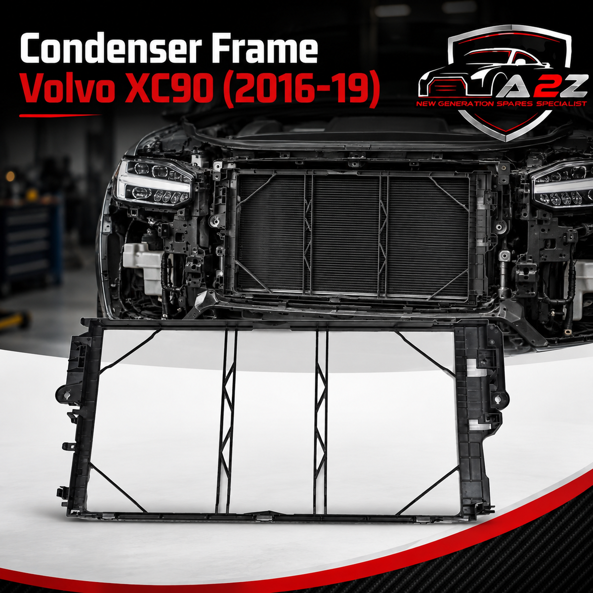 Condenser Frame 31338721 Compatible With Volvo XC90 (2016-19)