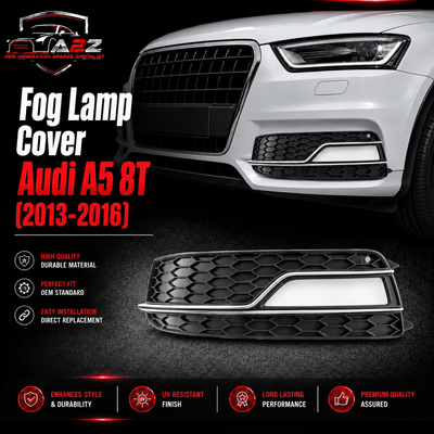 Fog Lamp Cover Left 8T0807681M & Right 8T0807682M Compatible With Audi A5 8T (2013-2016) Tag No.52