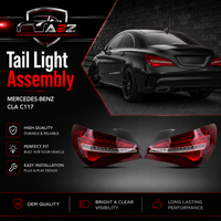 Tail Light Rear Lamp Compatible With MERCEDES-BENZ  CLA C117  Tail Light Rear Lamp Left 1179063700 A1179063700 & Right 1179063800 A1179063800