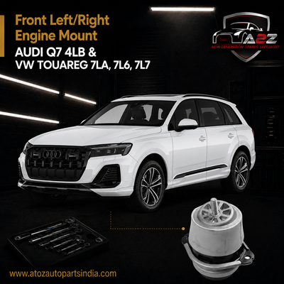Front Left/Right Engine Mount With Waccum 7L6199131A Compatible With AUDI Q7 4LB & VW TOUAREG 7LA, 7L6, 7L7