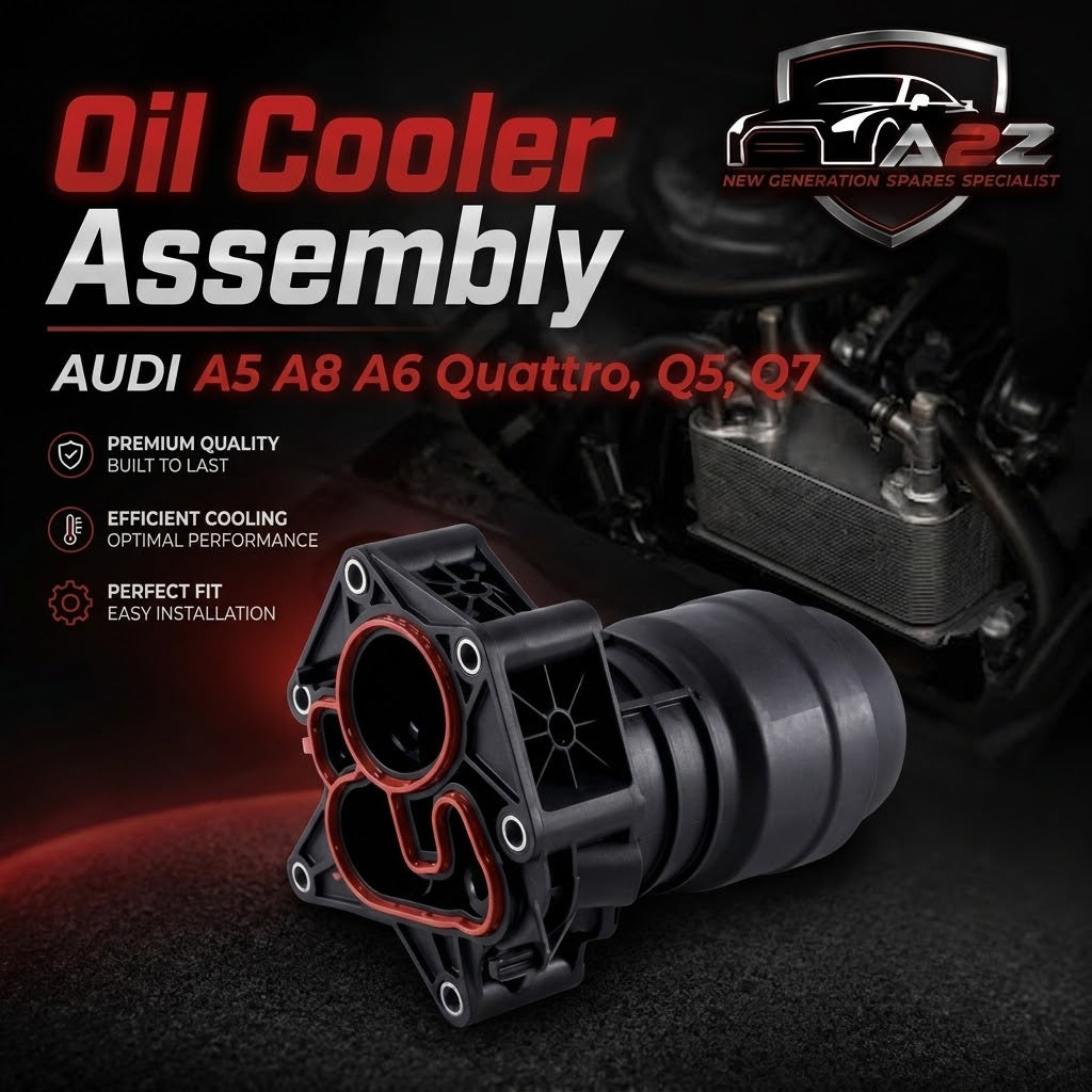 Oil Cooler Assembly 06M115401L 06M115401F 06M115401E  06M115401K For AUDI A5 A8 A6 Quattro, Q5, Q7 Tag-O-105