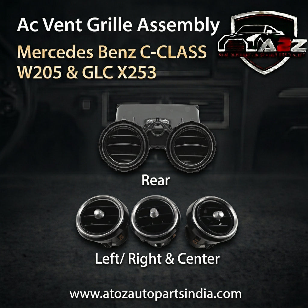 Ac Vent Grille Assy Front Left A2058301054 & Right A2058301154 & Center A2058300201 & Rear Compatible With Mercedes Benz C-CLASS W205 & GLC X253 (Model A)