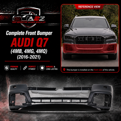 Front Rear Bumper 4M0807096A 4M0807065D Compatible With AUDI Q7 (4MB, 4MG, 4MQ) (2016-21) Tag No.117