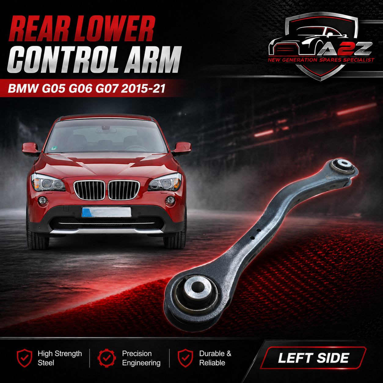 Rear Wheel Suspension Control Arm Left 33306878029 & Right 33306878030 Compatible With BMW G05 G06 G07