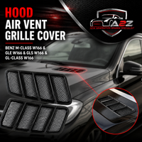 Hood Air Vent Grille Cover Left 1668800105 & Right 1668800205 Compatible With MERCEDES BENZ  M-CLASS W166 & GLE W166 & GLS W166 & GL-CLASS W166