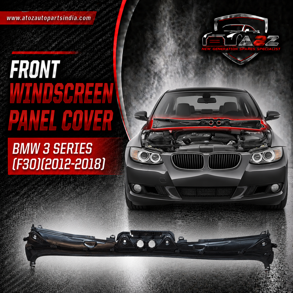 Front Windscreen Panel Cover 51717258178 Compatible With BMW 3 SERIES (F30)