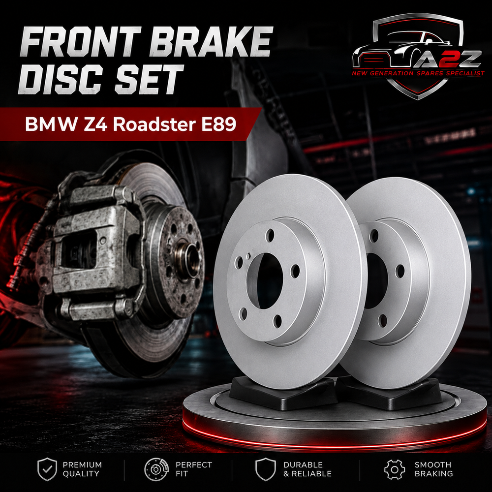 Front Brake Disc Set 34116782593 34116782592 Compatible With BMW Z4 Roadster E89