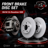 Front Brake Disc Set 34116782593 34116782592 Compatible With BMW Z4 Roadster E89