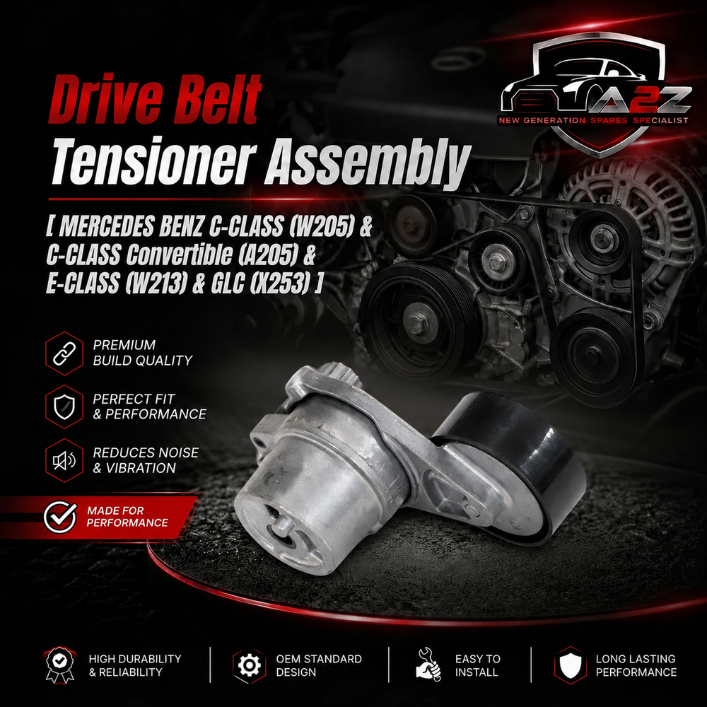 Belt Tensioner With Pulley 2742001370 2742001570 2742000870  Compatible With MERCEDES BENZ  C-CLASS (W205) & C-CLASS Convertible (A205) & E-CLASS (W213) & GLC (X253)