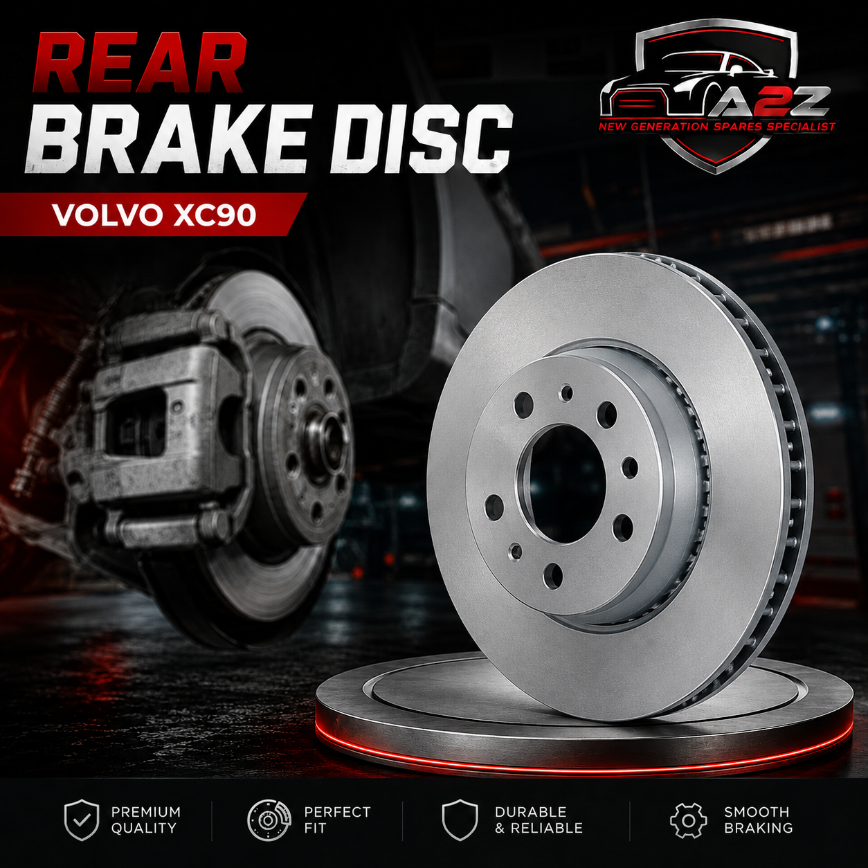 Brake Disc 31423152 Compatible With VOLVO XC90