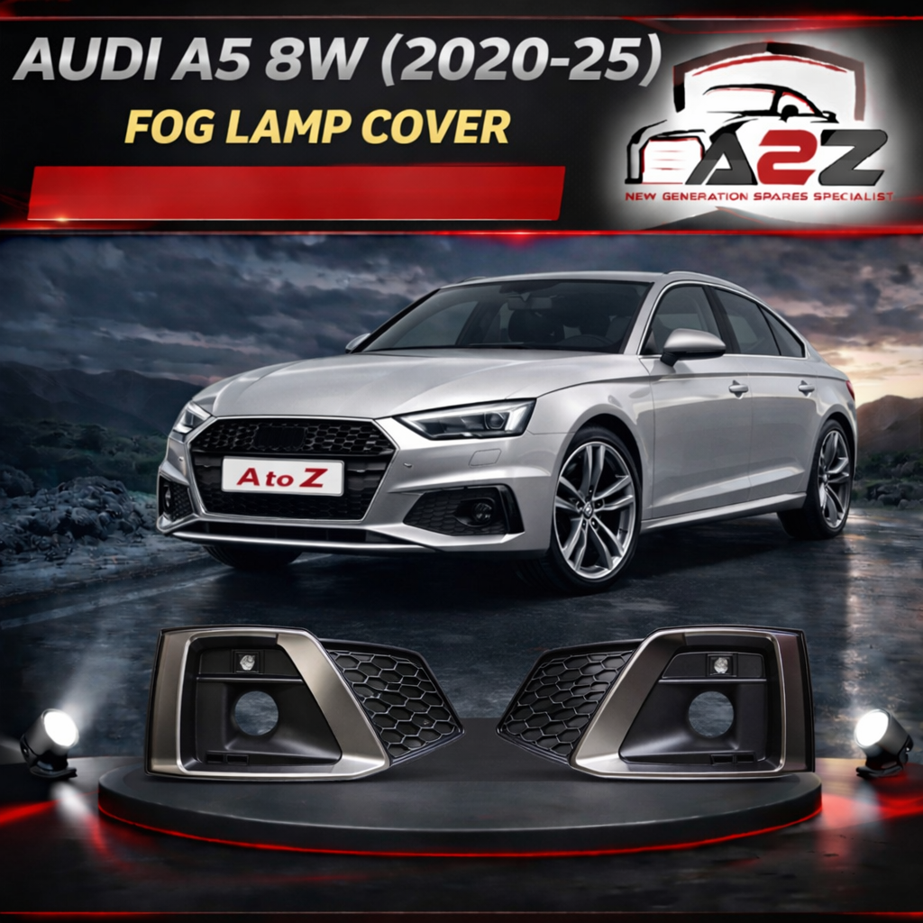 Fog Lamp Cover Left 8W6807681TT94 & Right 8W6807682TT94 Compatible With Audi A5 8W (2020-2025) Tag No.54
