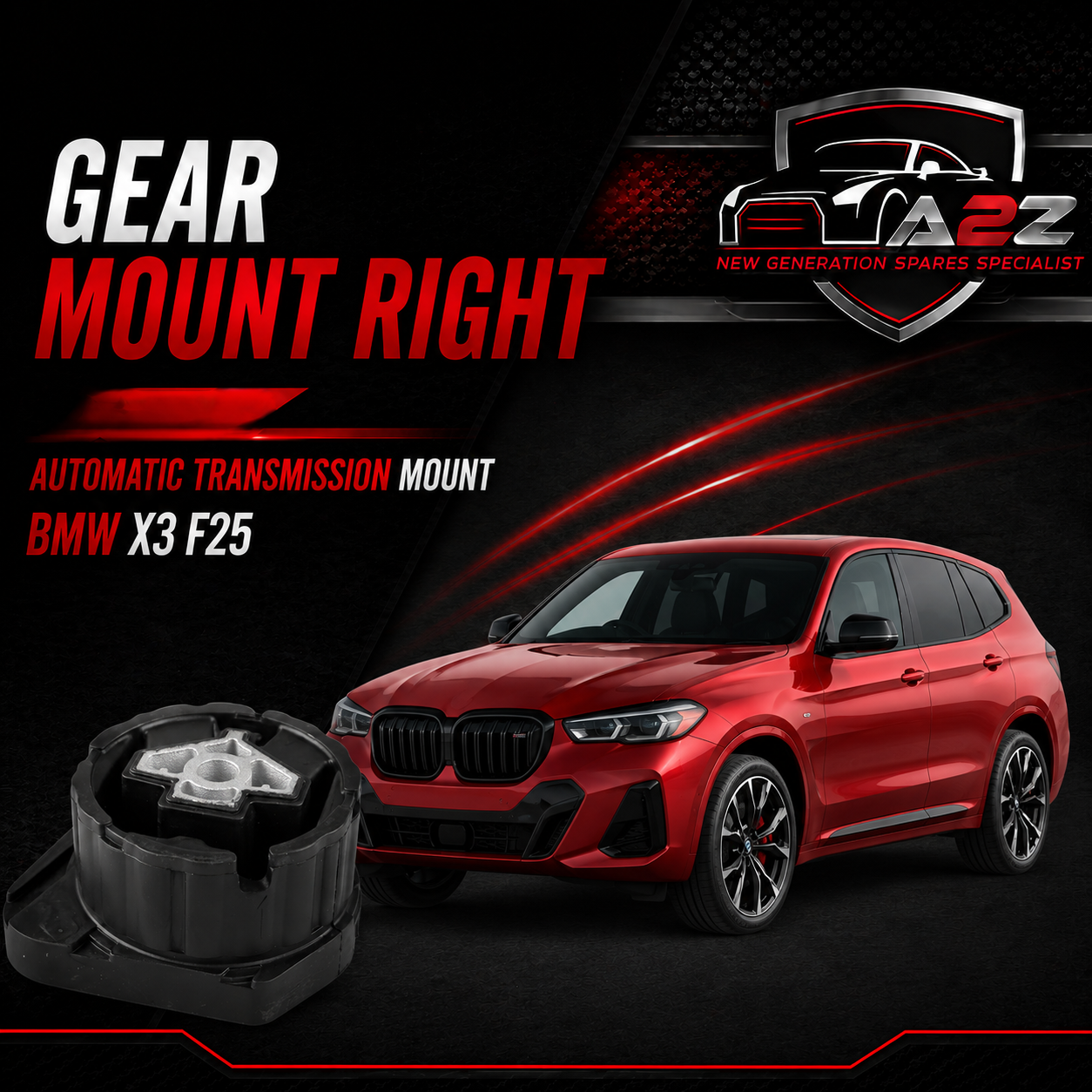 Automatic Transmission Mount 22316850468 Compatible With BMW X3 F25
