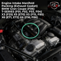Engine Intake Manifold Packing (Exhaust Gasket) 529.970 11617801943 Compatible With BMW Gran Coupe (F06) 7-SERIES (F01, F02, F03, F04) X3 (F25) X5 (E70) X5 (F15, F85) X6 (E71, E72) X6 (F16, F86)
