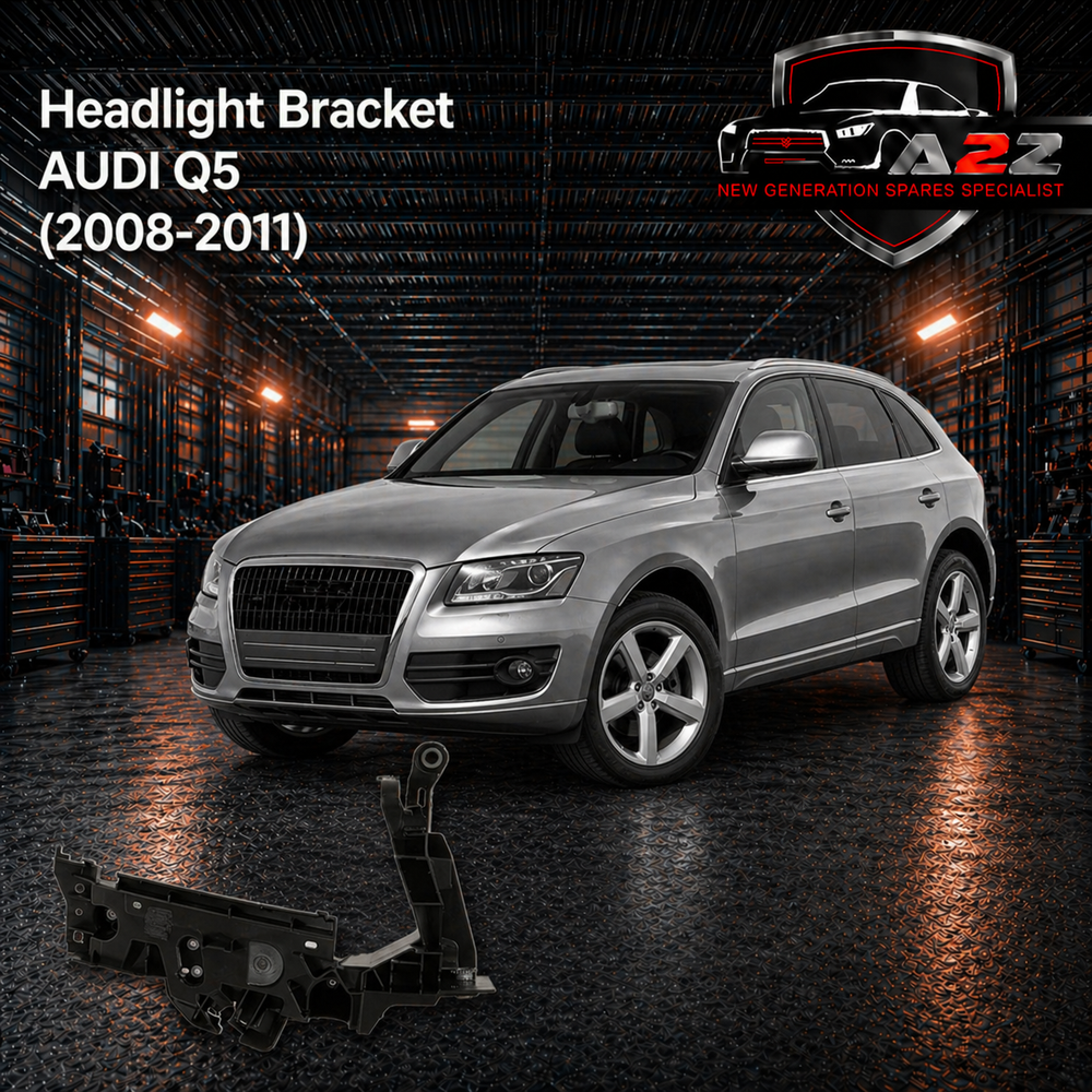 Headlight Mounting Bracket Left 8R0805607B & Right 8R0805608B Compatible With AUDI Q5 (2008-2011) Tag No.168