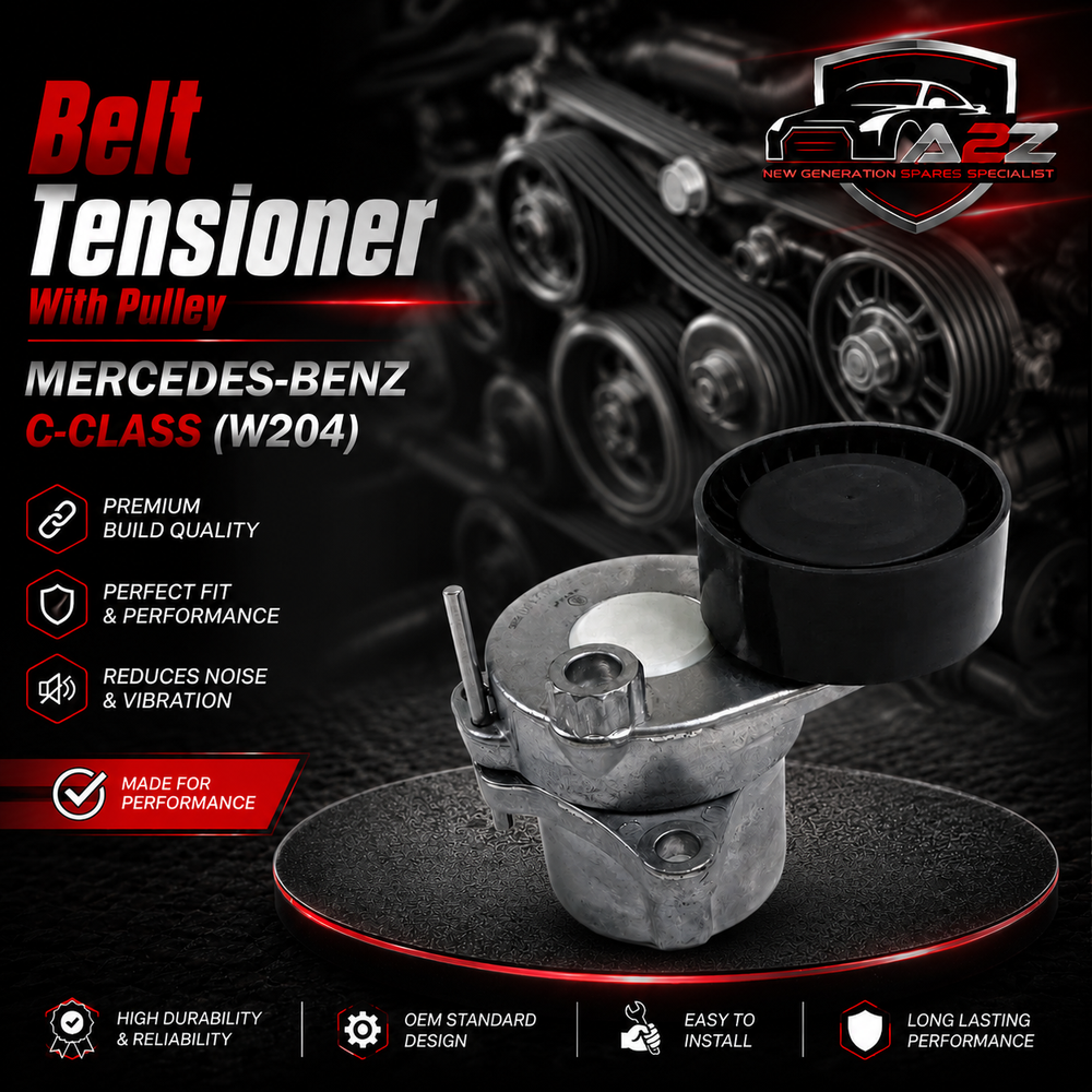 Belt Tensioner With Pulley 6512001570 6512002170 Compatible With MERCEDES-BENZ C-CLASS (W204) & CLS (C218) & E-CLASS (W212) & GLE (W166) & M-CLASS (W166) Tag no :14