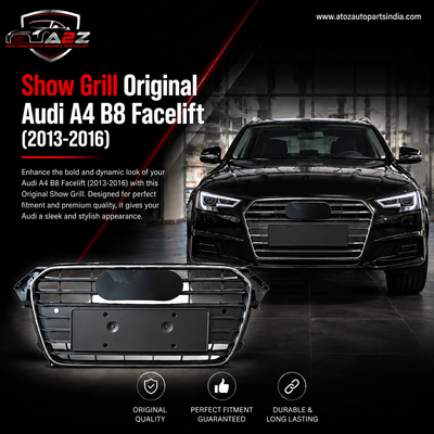 Show Grill Original Compatible With Audi A4 B8 Facelift (2013-16)  Tag 17