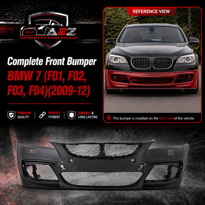 Front Bumper Complete 51117210897 Compatible With BMW 7 (F01, F02, F03, F04)(2009-12)