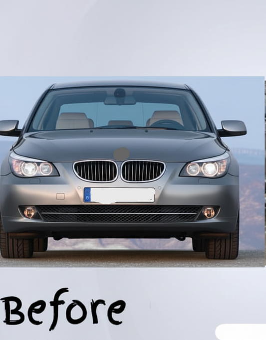 Complete Bumper Kit Front & Rear Both FRBK421 Compatible With BMW E60 New Upgrade to BMW E60 New MT