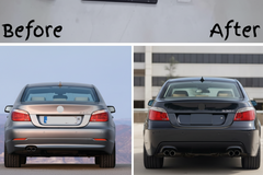 Complete Bumper Kit Front & Rear Both FRBK421 Compatible With BMW E60 New Upgrade to BMW E60 New MT
