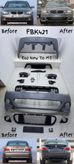 Complete Bumper Kit Front & Rear Both FRBK421 Compatible With BMW E60 New Upgrade to BMW E60 New MT
