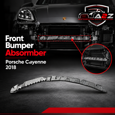 Front Bumper Absormber Left 9Y0807665 & Right 9Y0807666 Compatible With Porsche Cayenne 2018