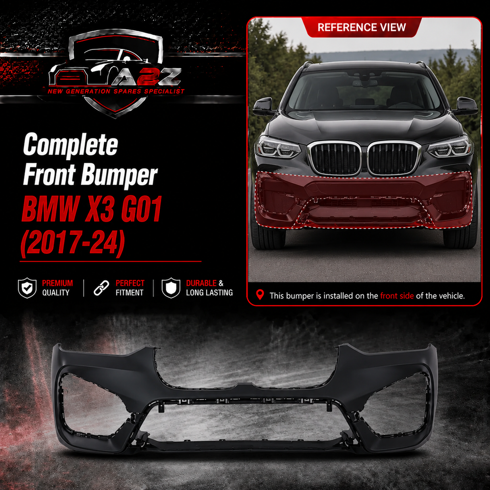 Complete Front Bumper 51117488290 Compatible With BMW X3 G01 (2017-24)
