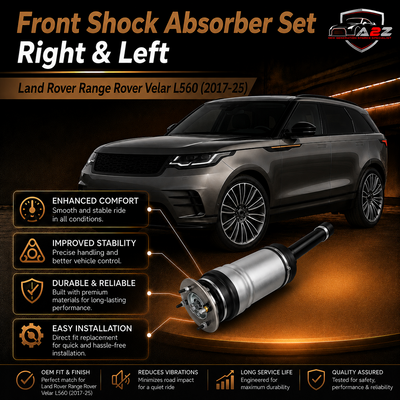 Front Shock Absorber Set Right & Left LR148862 LR148863 LR090609 LR090610 Compatible With Land Rover Range Rover Velar L560 (2017-25)