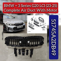 Complete Air Duct With Motor 51745A2DB49 Compatible With BMW 3 SERIES (G20) LCI (2023-2025)