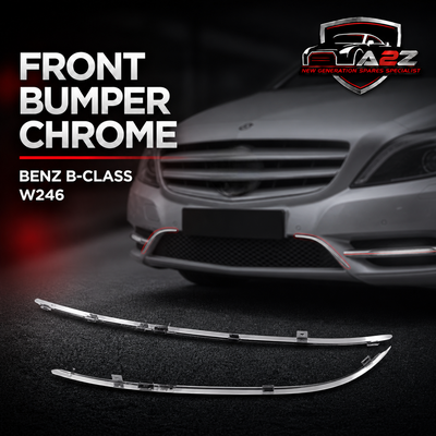 Front  Bumper Chrome Left 2468850421 & Right 2468850521 Compatible With MERCEDES BENZ B-CLASS W246 (2012-2015) Tag No.106