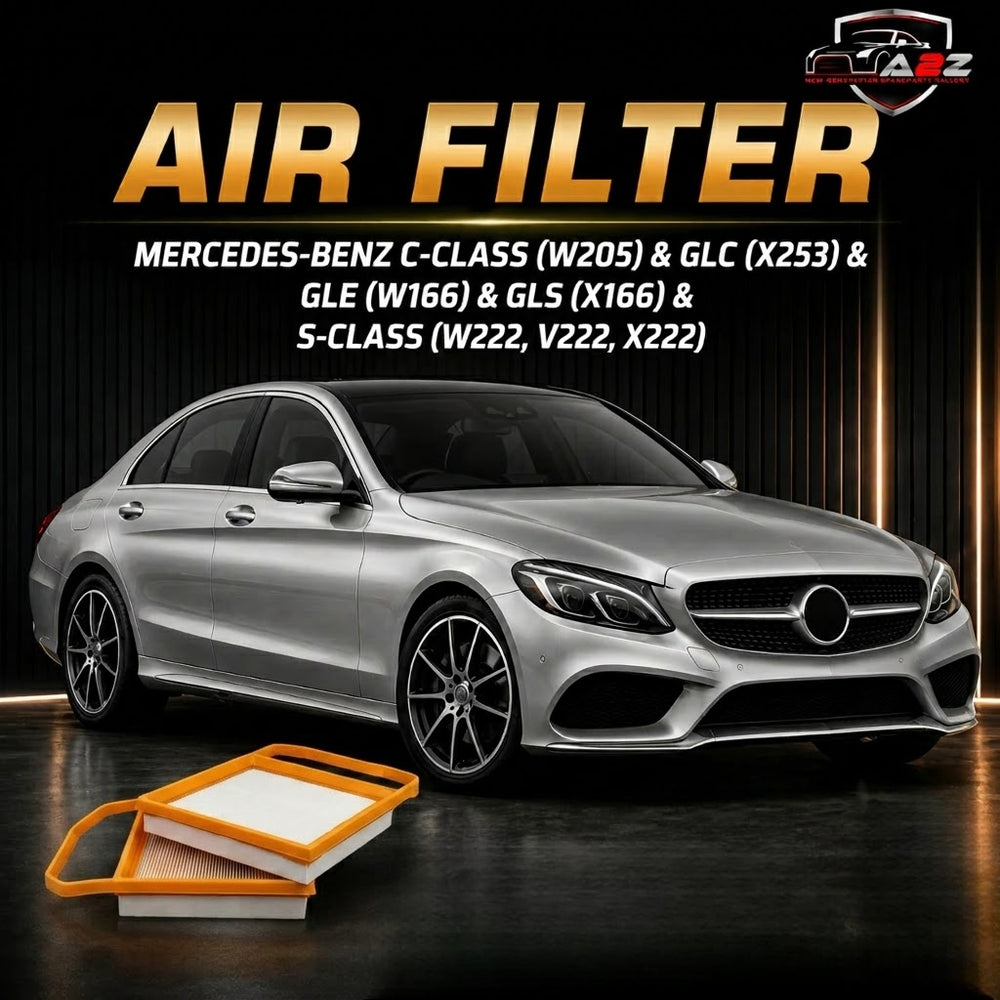 Air Filter A2760940504 2760940504  & E1143L &  LX2841 Compatible With MERCEDES-BENZ C-CLASS (W205) & GLC (X253) & GLE (W166) & GLS (X166) & S-CLASS (W222, V222, X222)  Tag : 156