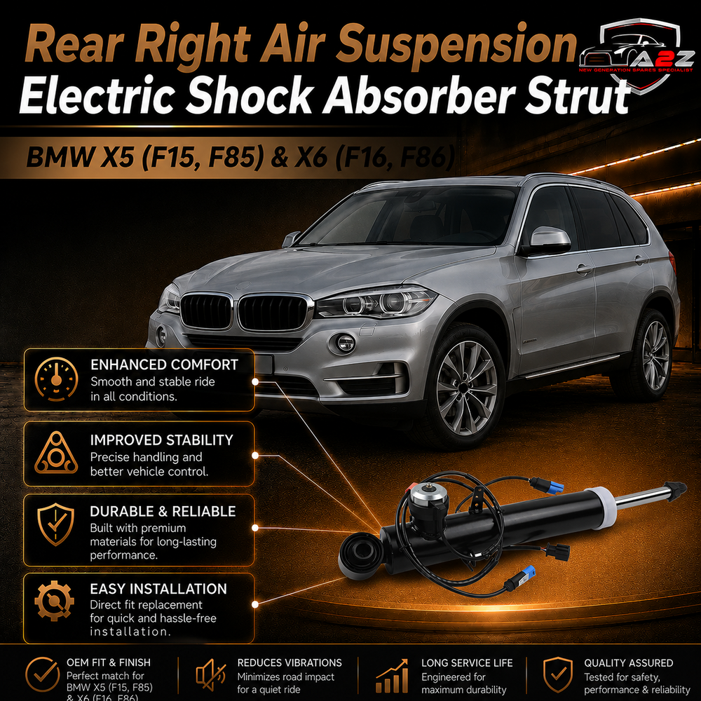 Rear Right Air Suspension Electric Shock Absorber Strut 37106875088 Compatible With BMW X5 (F15, F85) & X6 (F16, F86)