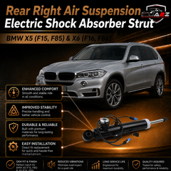 Rear Right Air Suspension Electric Shock Absorber Strut 37106875088 Compatible With BMW X5 (F15, F85) & X6 (F16, F86)