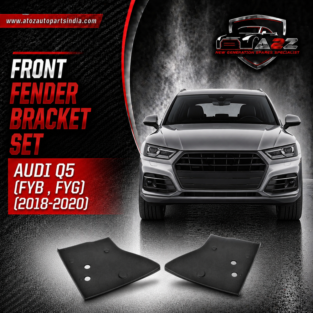 Front Fender Bracket Left 80A805285A & Right 80A805286A Compatible With Audi Q5 (FYB , FYG) (2018-2020) Tag No.175