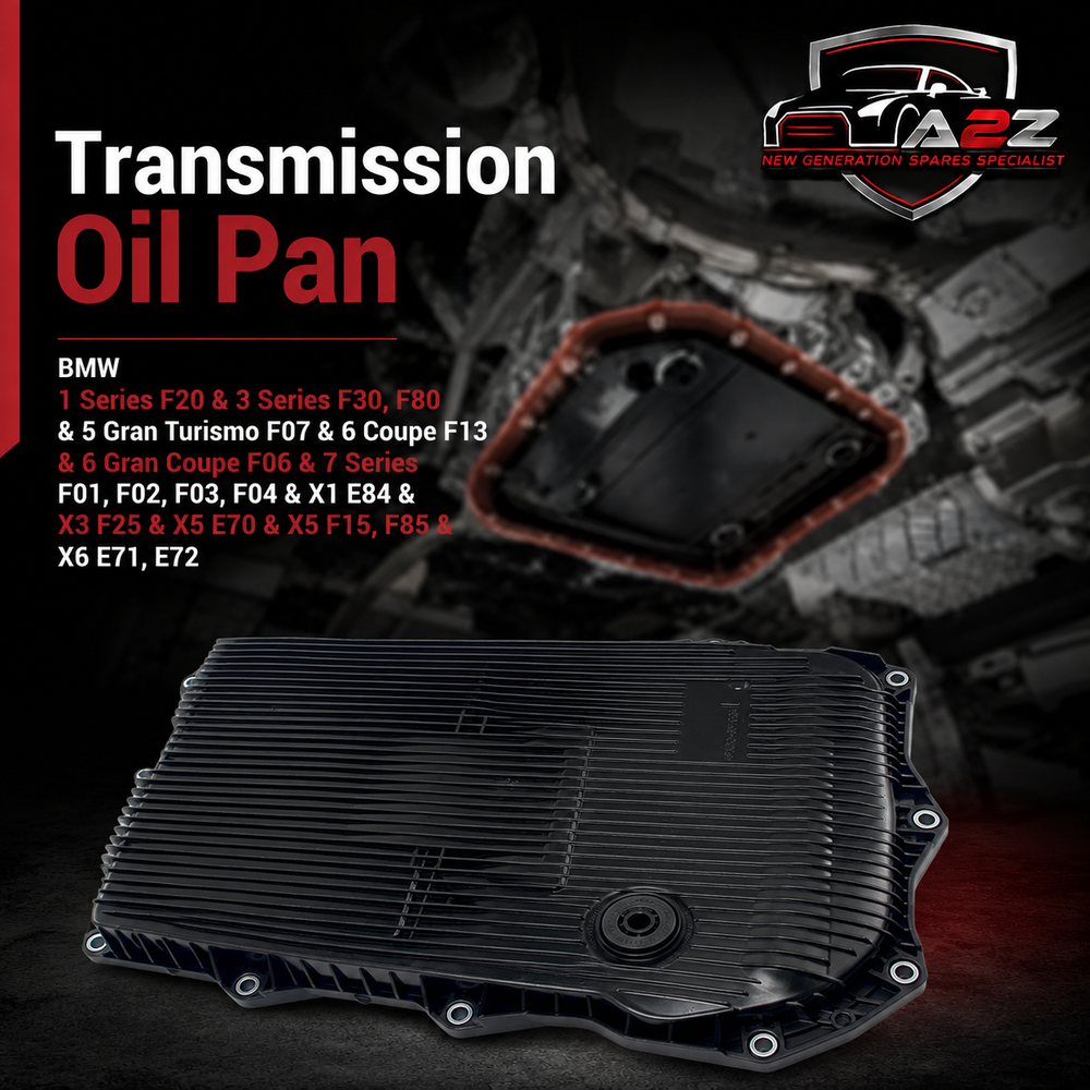 Transmission Oil Pan 24117624192 24118612901 Compatible With BMW 1 Series F20 & 3 Series F30, F80 & 5 Gran Turismo F07 & 6 Coupe F13 & 6 Gran Coupe F06 & 7 Series F01, F02, F03, F04 & X1 E84 & X3 F25 & X5 E70 & X5 F15, F85 & X6 E71, E72 Tag-OP-11