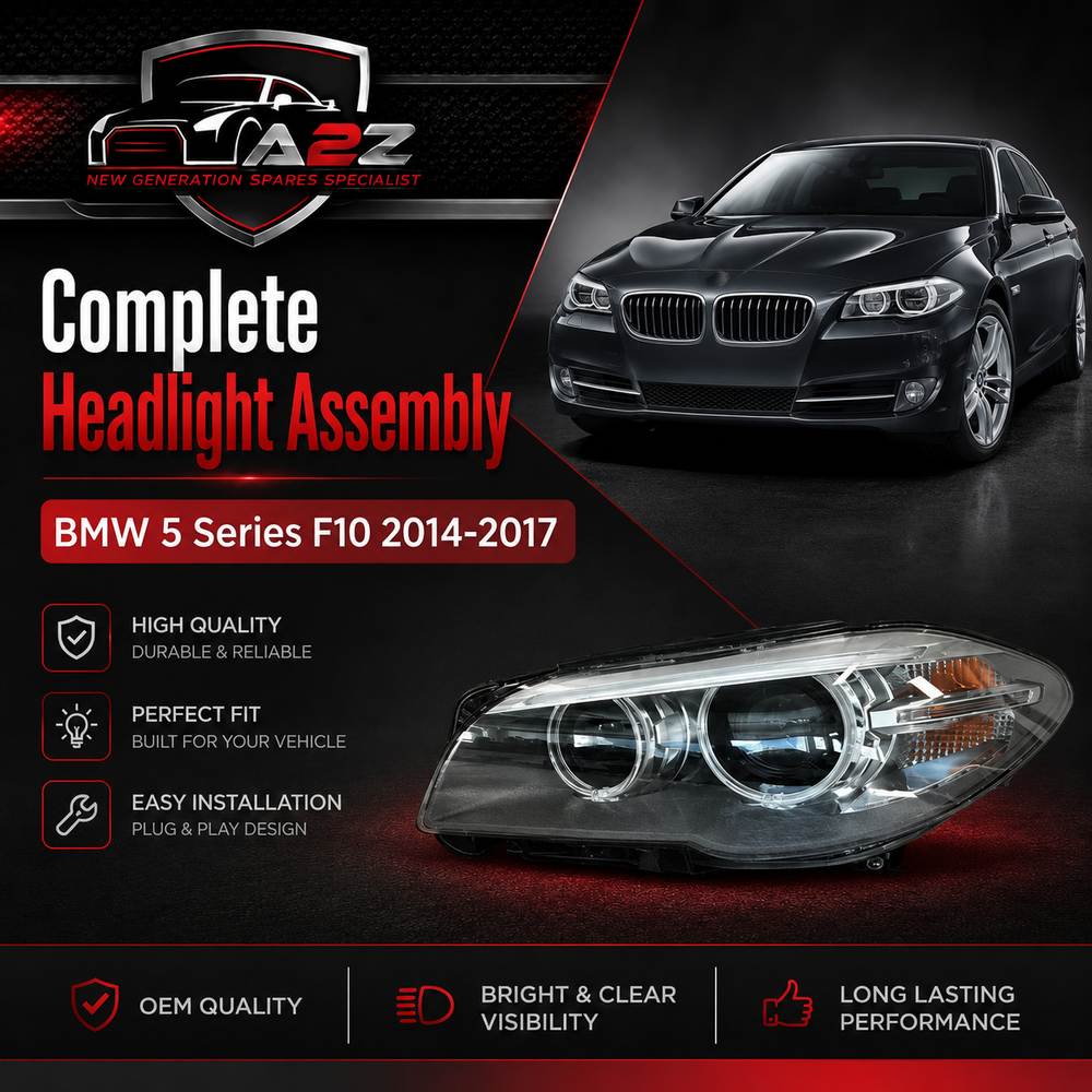Complete Headlight Assembly Left 63117343911 Right 63117343912 Compatible With BMW 5 Series F10