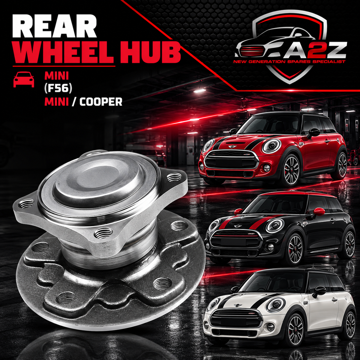 Rear Wheel Hub 33416867927 33416852156 Compatible With MINI (F56) | MINI / COOPER
