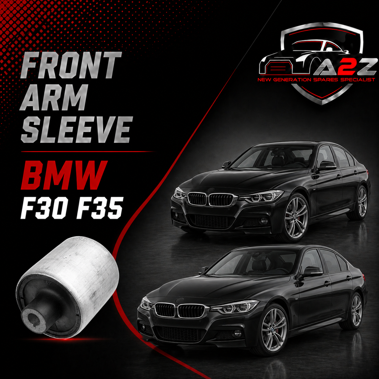 Front Arm Sleeve/Arm Bush 31126851255 31126851261 31126855743 Compatible With BMW F30 F35