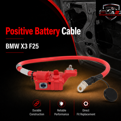 Positive Battery Cable 61129225099 Compatible With BMW X3 F25