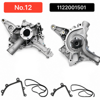 Water Pump 1122001501 A1122001501  1122000501 1122001001 1122001201 1122001501 Compatible With MERCEDES-BENZ C-CLASS W202 W203 E-CLASS W211 Tag-W-12