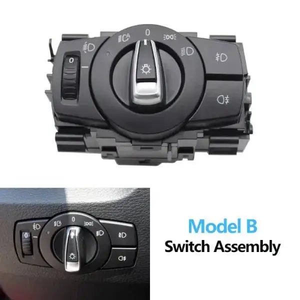 BMW 3 Series E90 X1 E84 Headlight Control Unit Switch With Roller 61319169406 Tag-SW-113